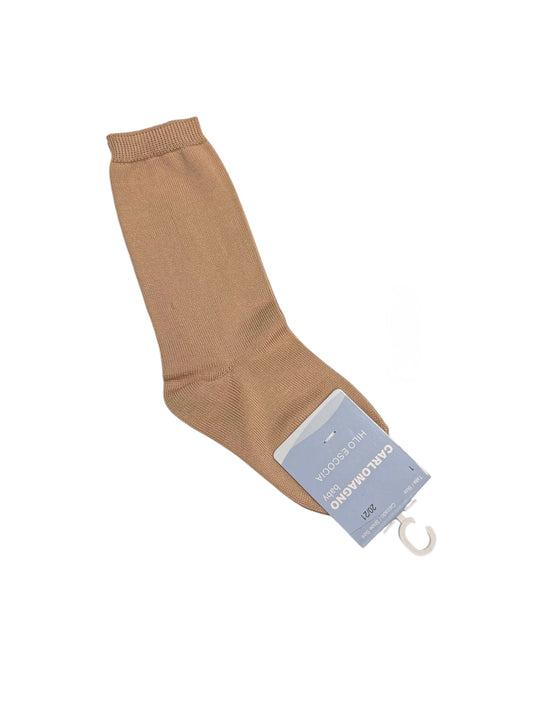 Knee High Cotton Polyamide Socks Sand