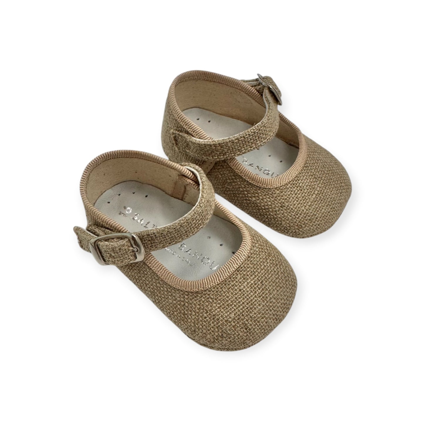 Natural Linen Mary Jane SB1059