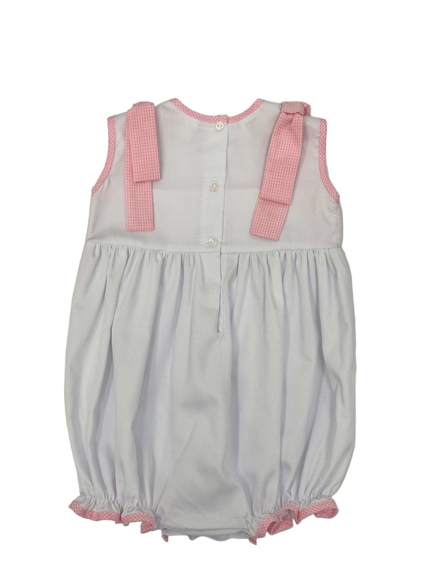 Pink Pirouettes Smocked Romper