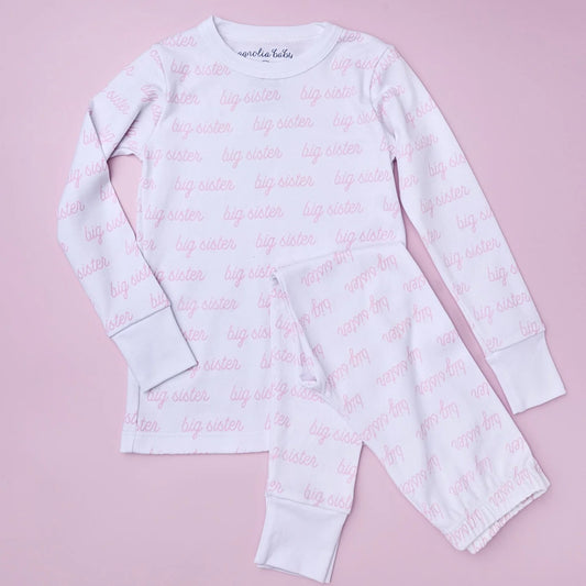 Big Sister Pink Long Pajama
