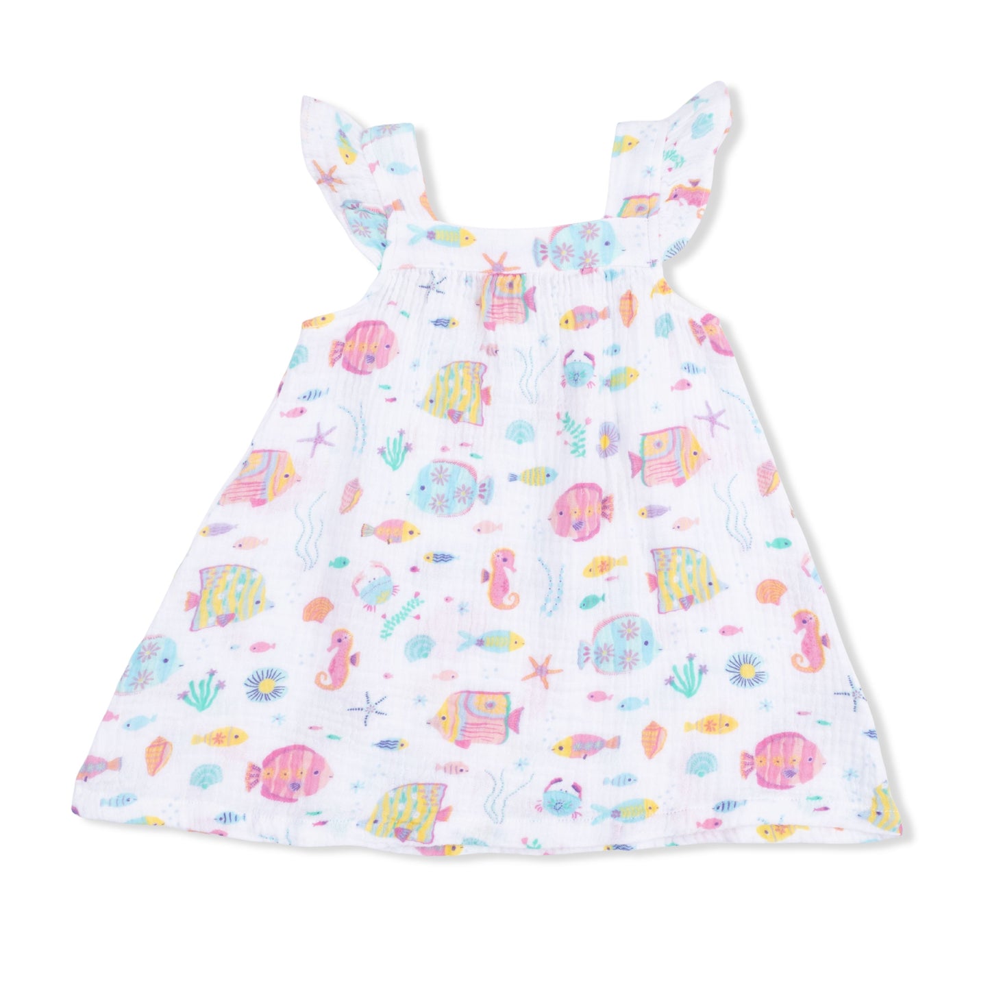 Sunny Coral Reef Fish Sundress