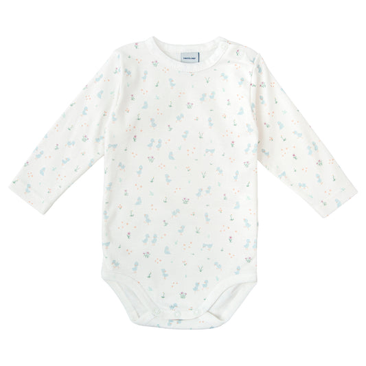 Nido Sky Blue Cotton Onesie 1636