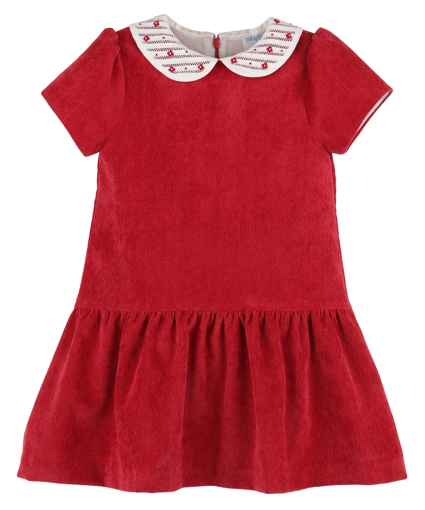 8859-RD Red Randalls Dropwaist Dress