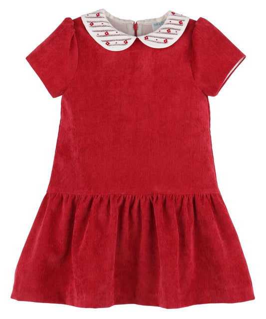 8859-RD Red Randalls Dropwaist Dress