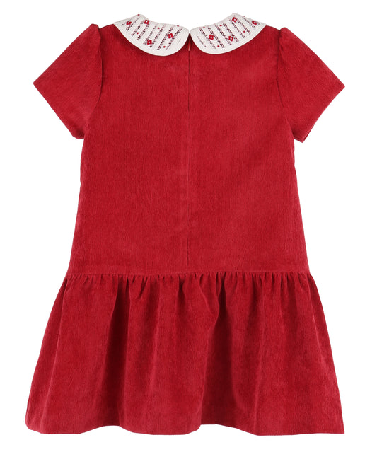8859-RD Red Randalls Dropwaist Dress