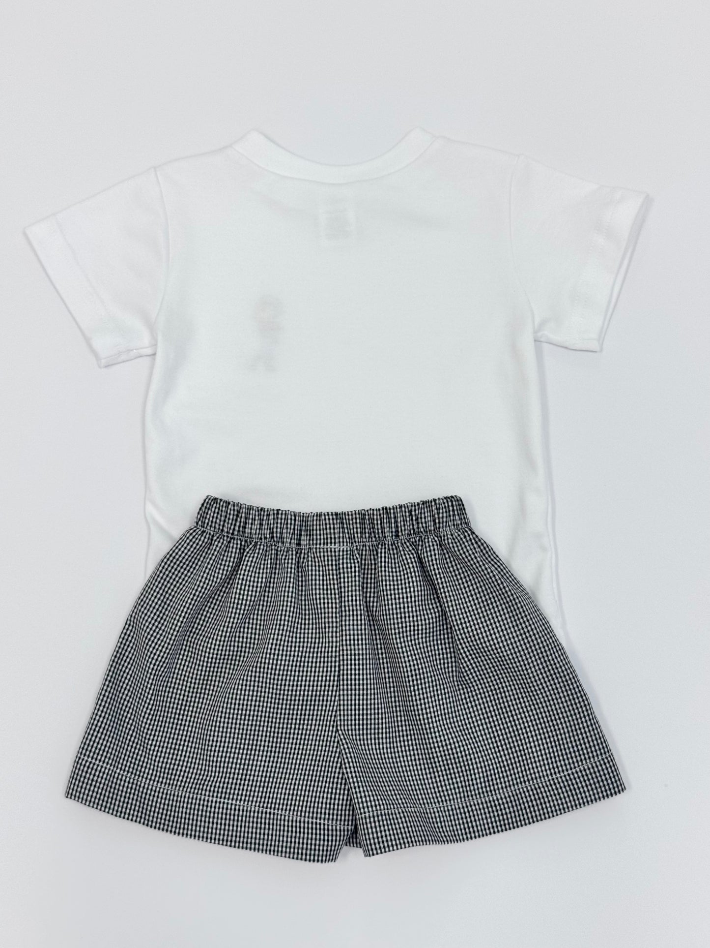 Woody Gingham Shorts Set
