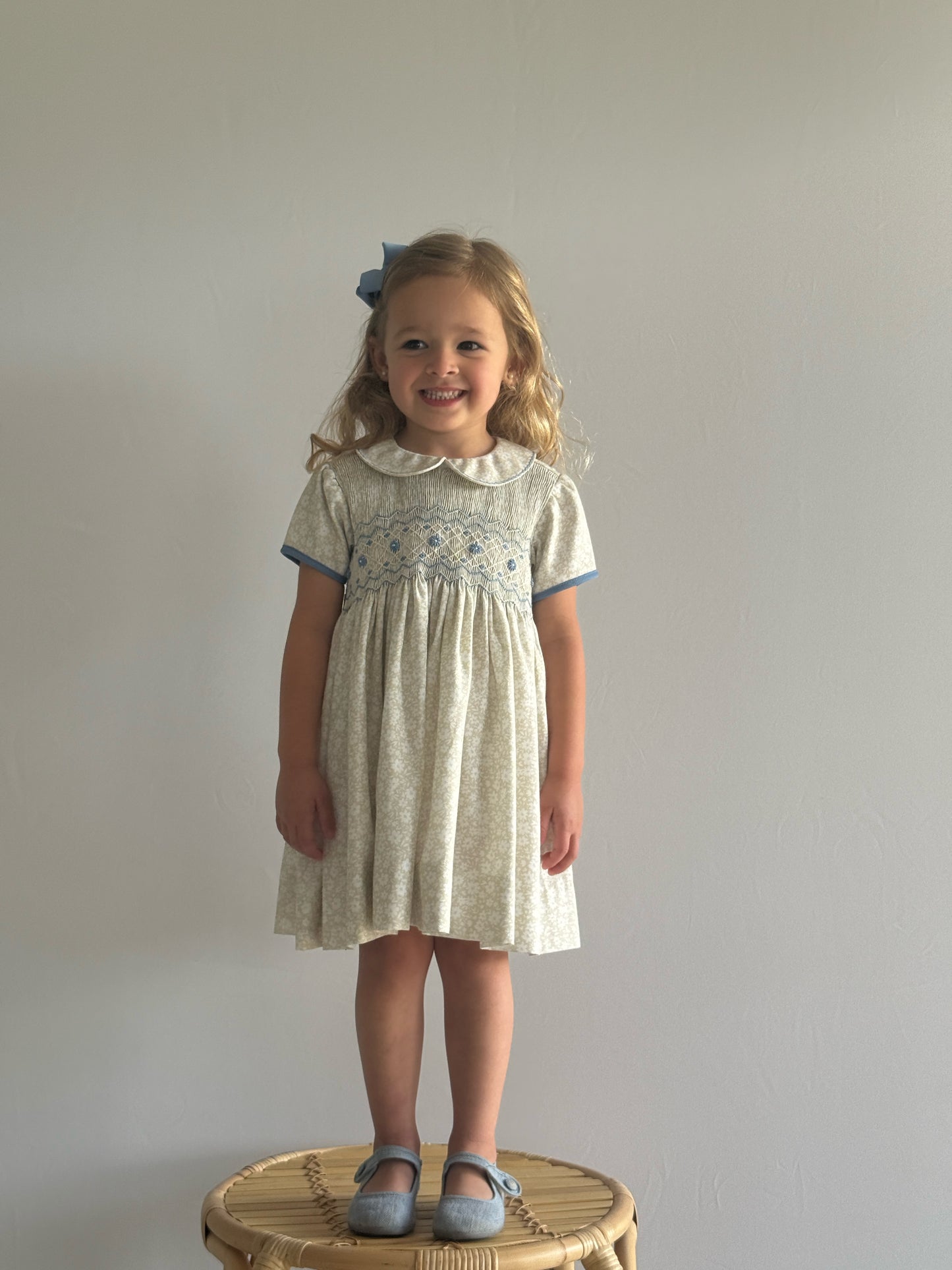 Blue Meadow Smocked Dress