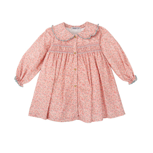 Ribera Pink Smocked Dress 90651