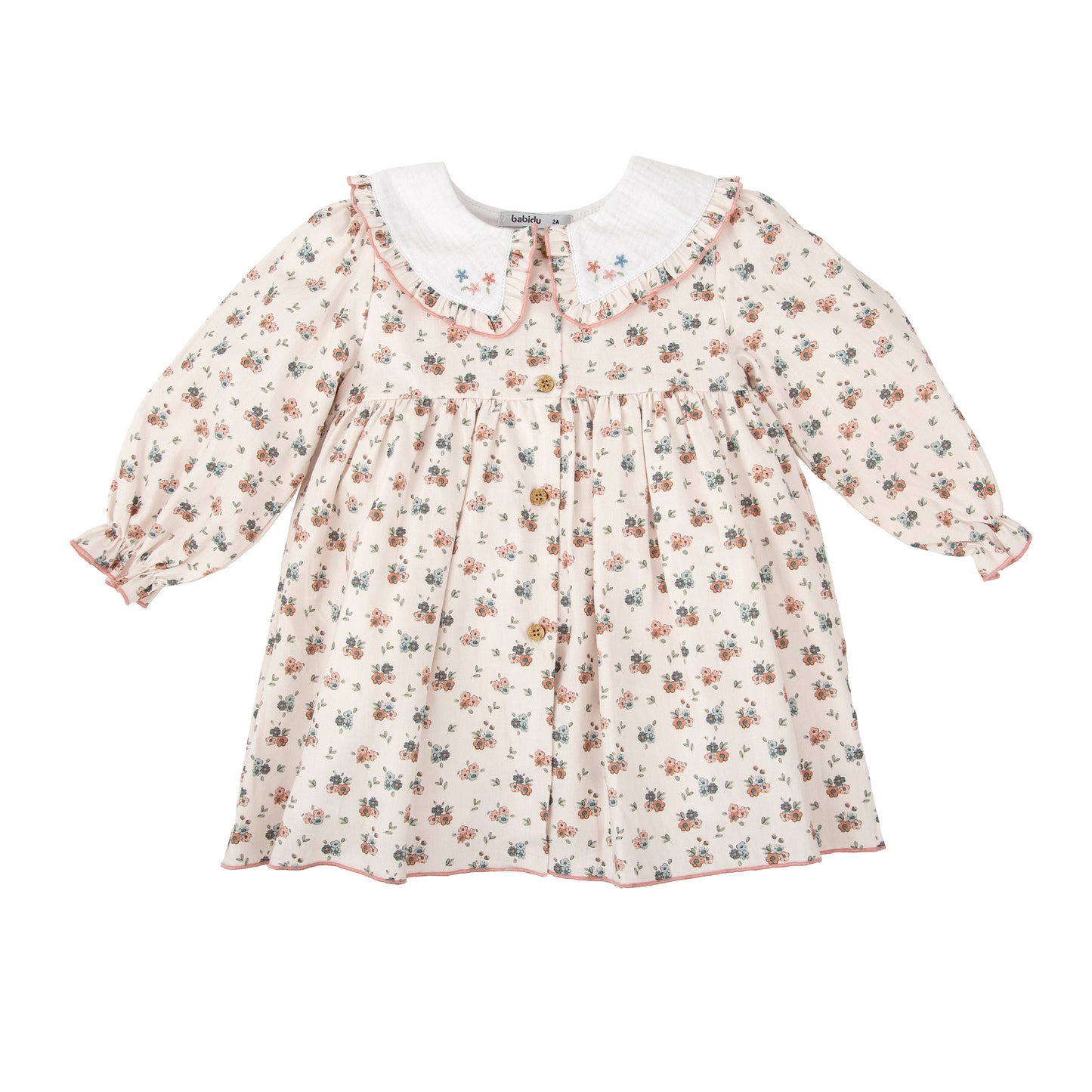 90652 MAHONIA BLUSH FLOWER DRESS