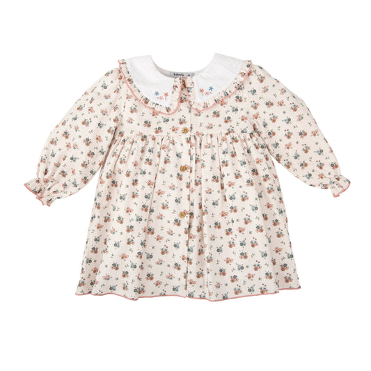 90652 MAHONIA BLUSH FLOWER DRESS