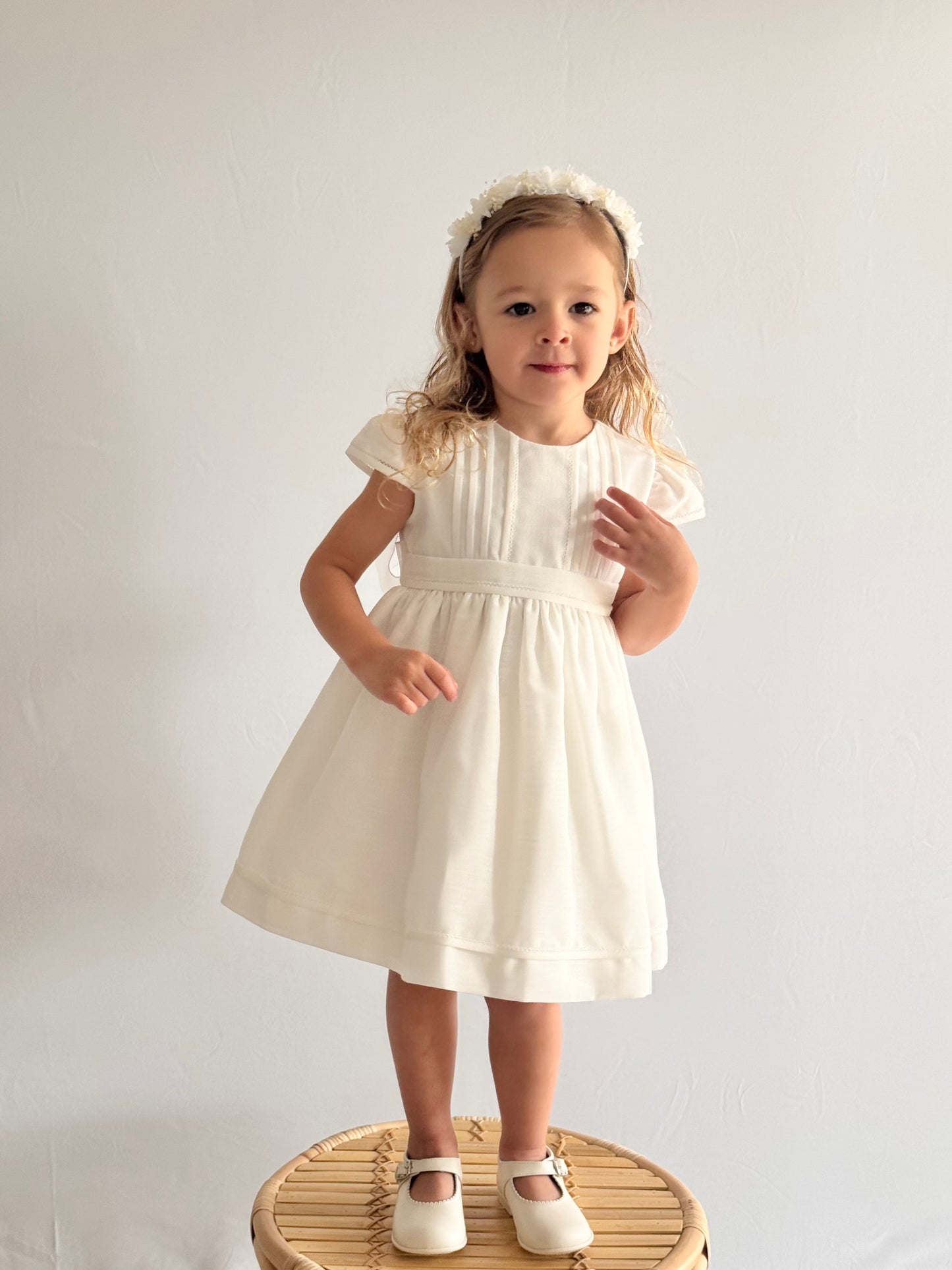 White Linen Dress 499