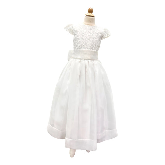 Flora Rose Organza First Communion Dress