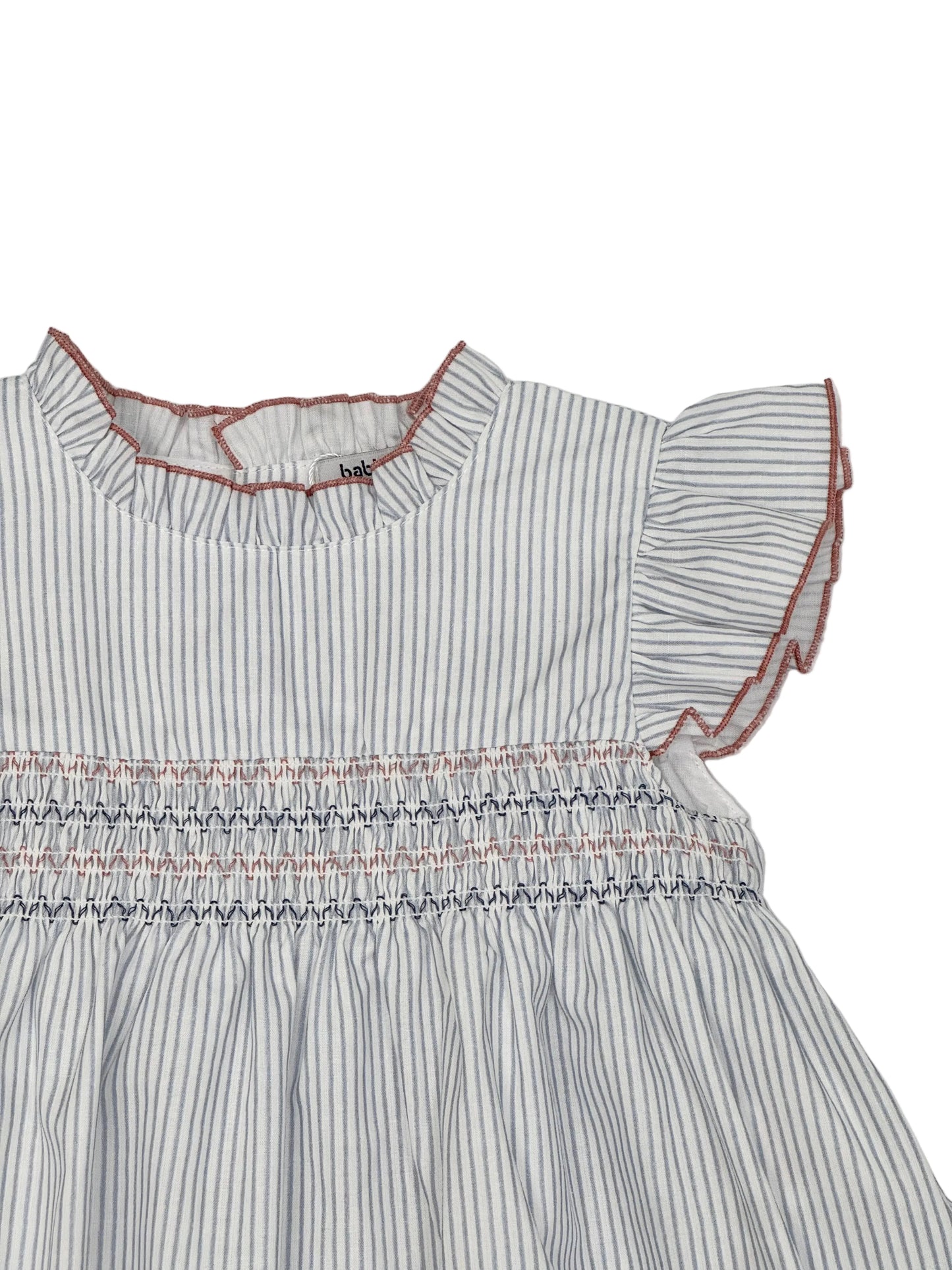 Claridad Blue Stripe Dress 90420