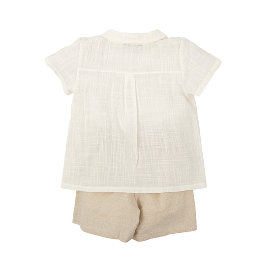 Magia Beige Shorts Set 40425