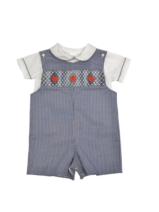 The Little Gingham Patch Smocked Overall