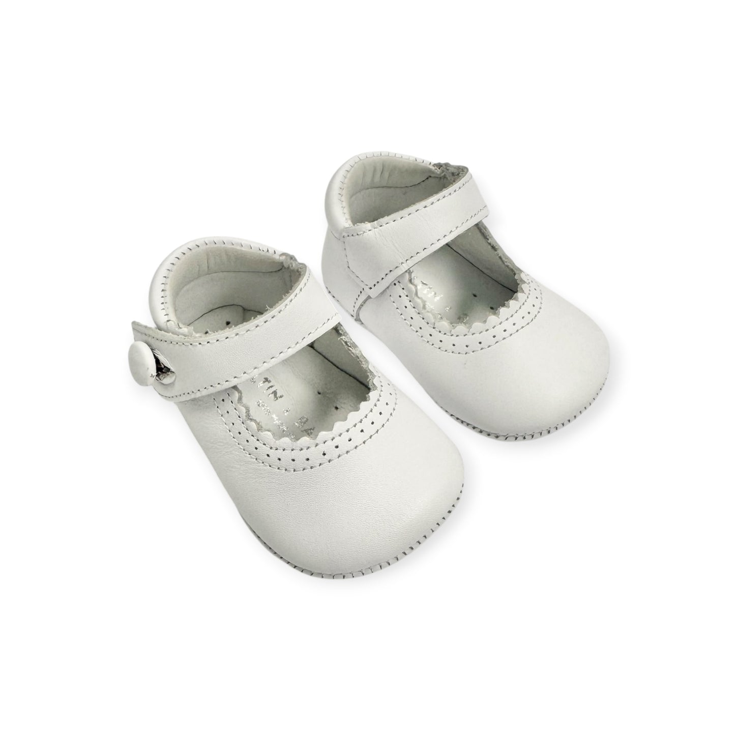 White Leather Mary Jane 1003