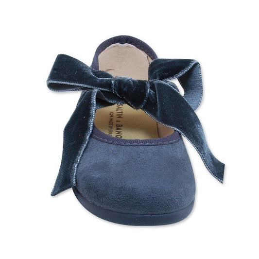 1174-02 Grey Bow Mary Jane