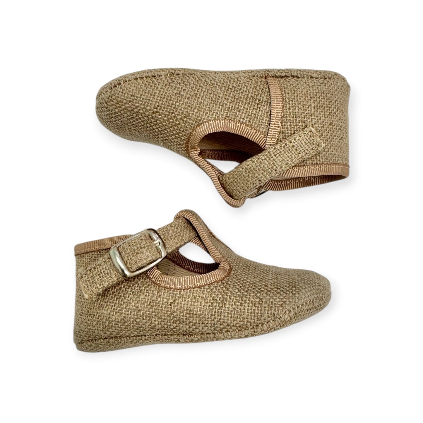 Natural Linen T-Strap SB1060