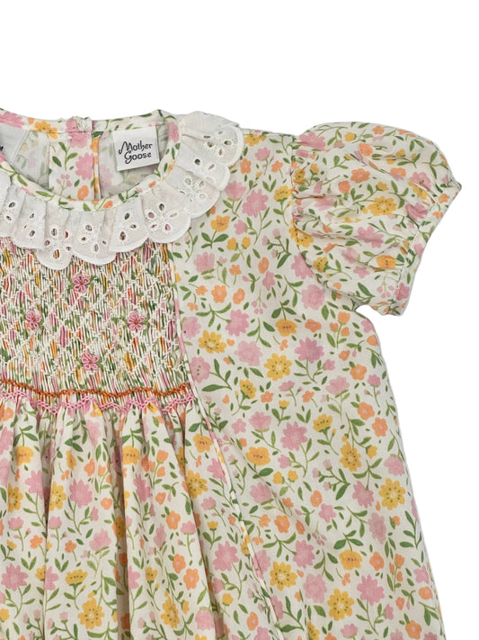 Blossom Garden Smocked Romper