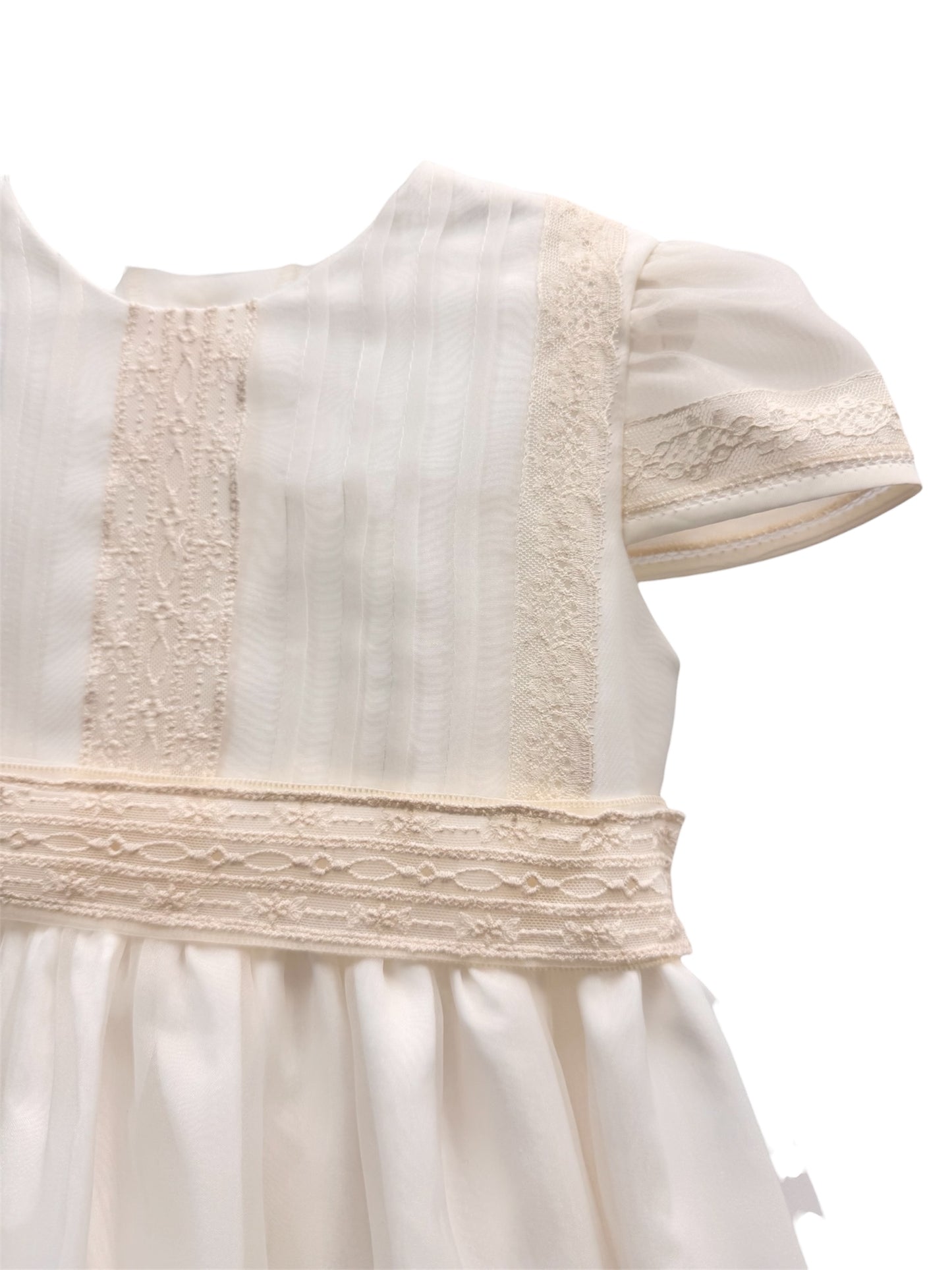 Beige Organza Dress 478