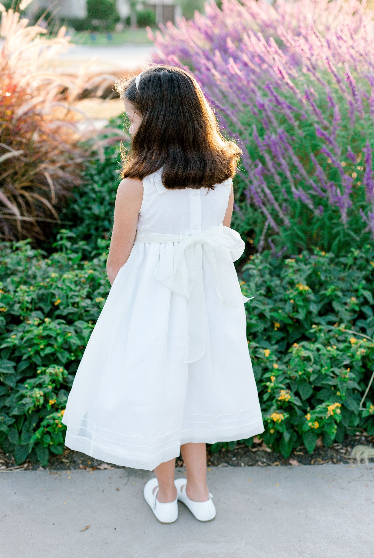 Angelina Organza Smocked Special Occasion Dress