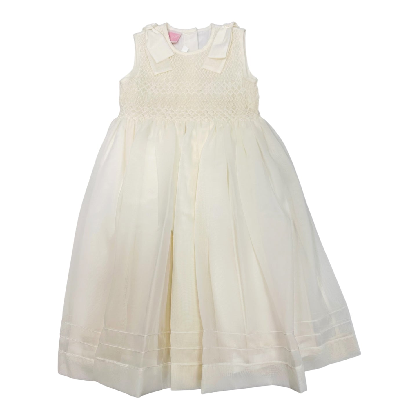 Angelina Organza Smocked Special Occasion Dress