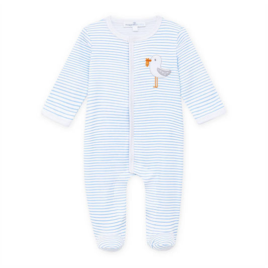 Seabird Shores Applique Footie