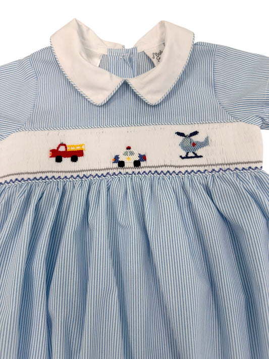 Sirens & Sparks Smocked Romper