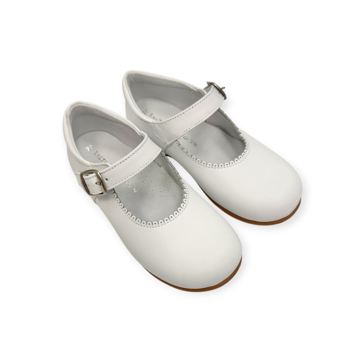 White Leather Mary Jane SB1069