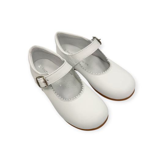 White Leather Mary Jane SB1069