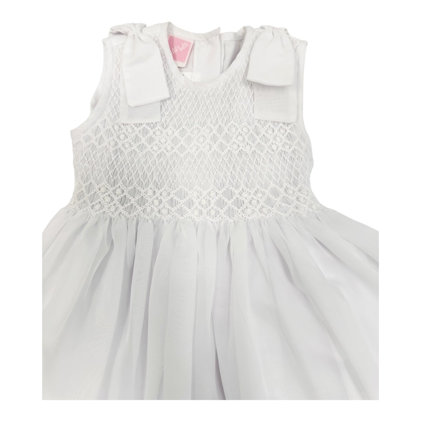 Angelina Organza Smocked Special Occasion Dress