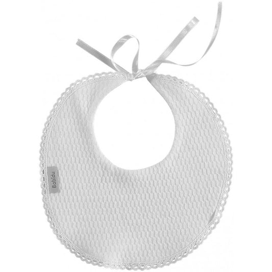 Louvre Round Bib - Beige 6291
