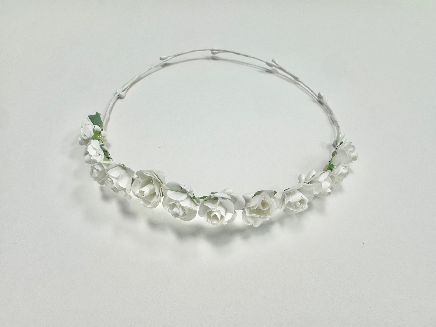 Floral Wreath White Roses