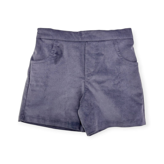 Blue Cord Shorts