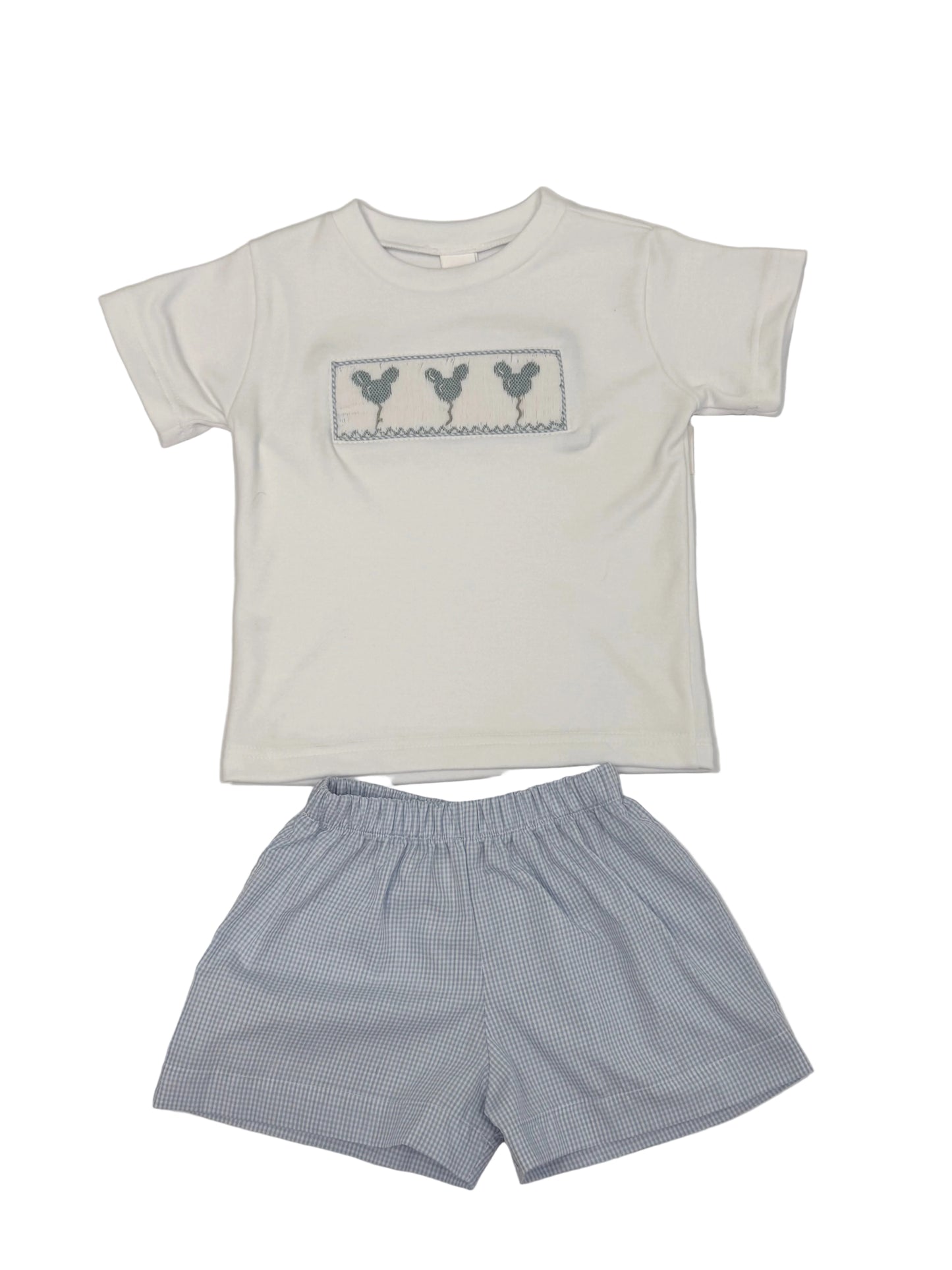Bluebell Mickey Smocked Shorts Set Boy
