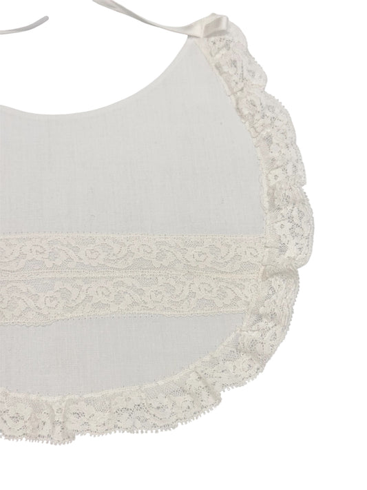 White Batiste Bib 1