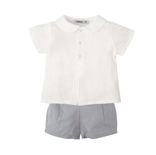 40405 Slate Shorts Set 3M