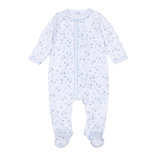 Little Golfer Blue Footie