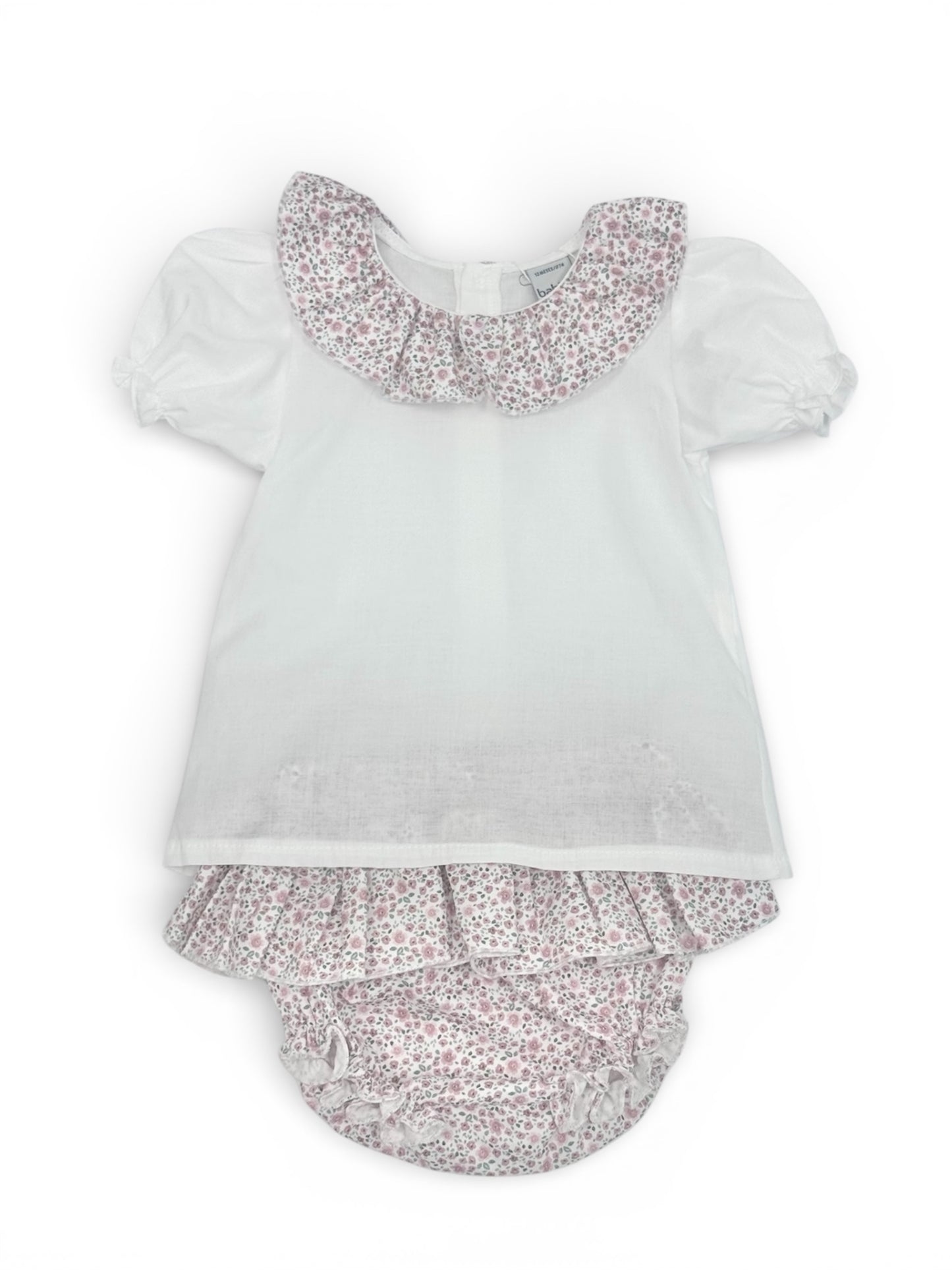 Dusty Rose Flower Bloomer Set
