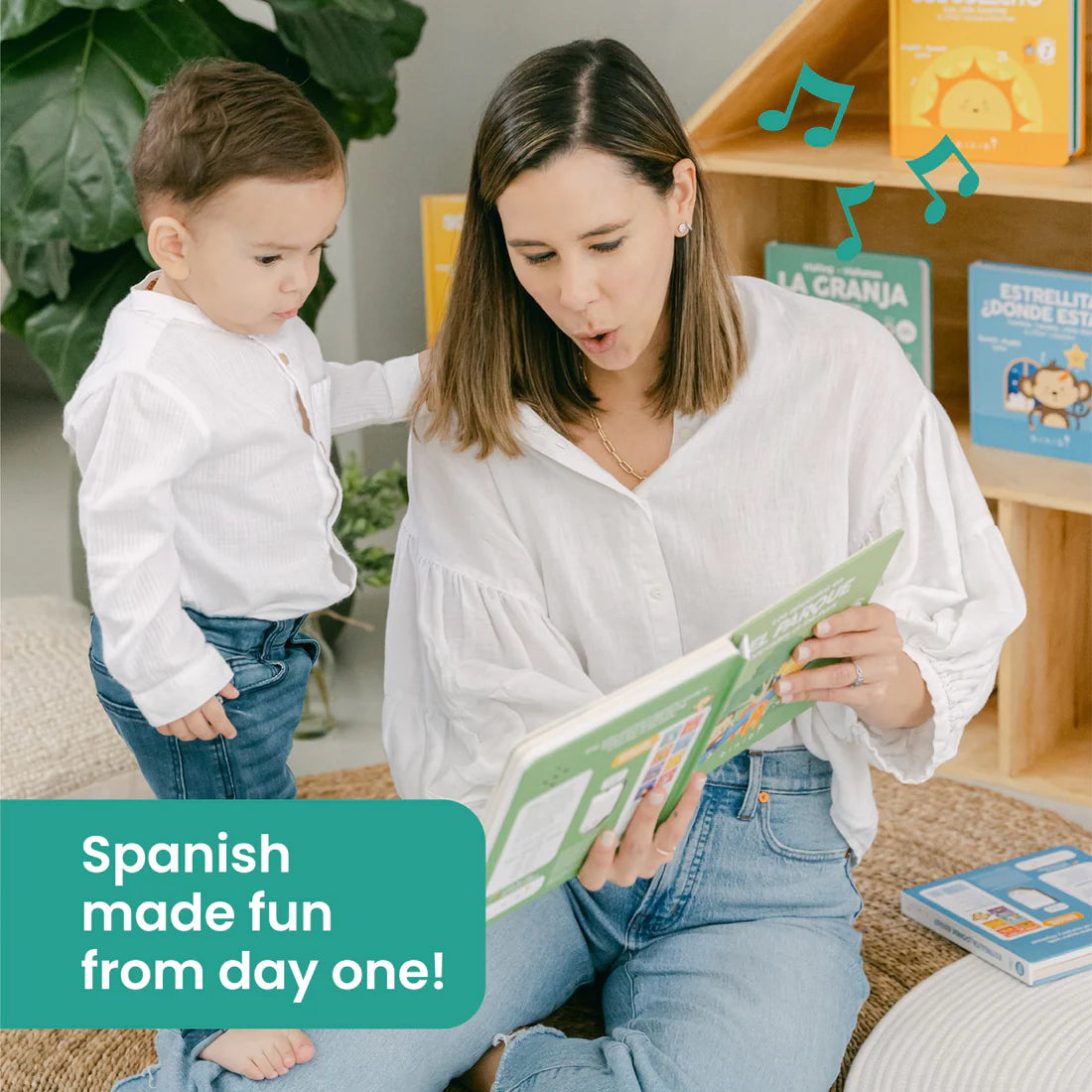 Bilingual Music Book About Opposites: Opuestos en el parque