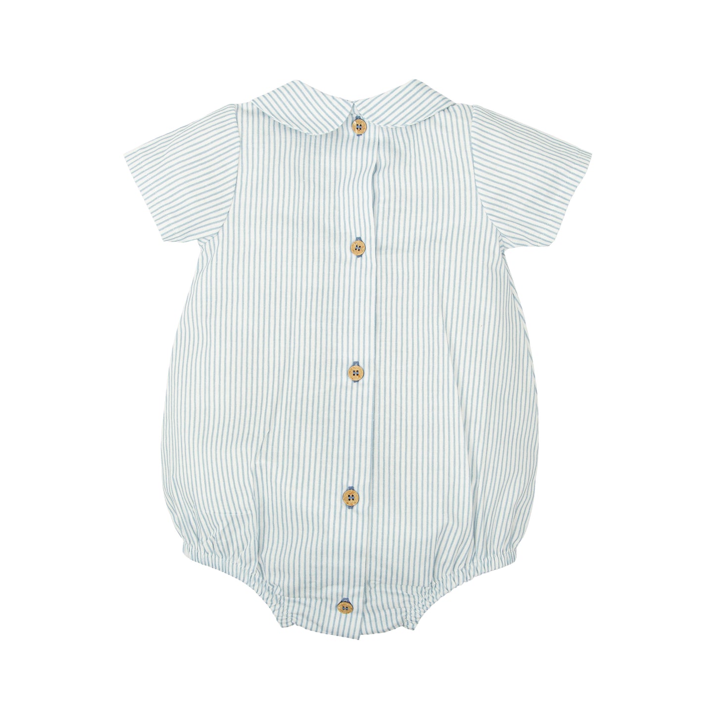 Claridad Blue Stripe Anchor Romper 32420