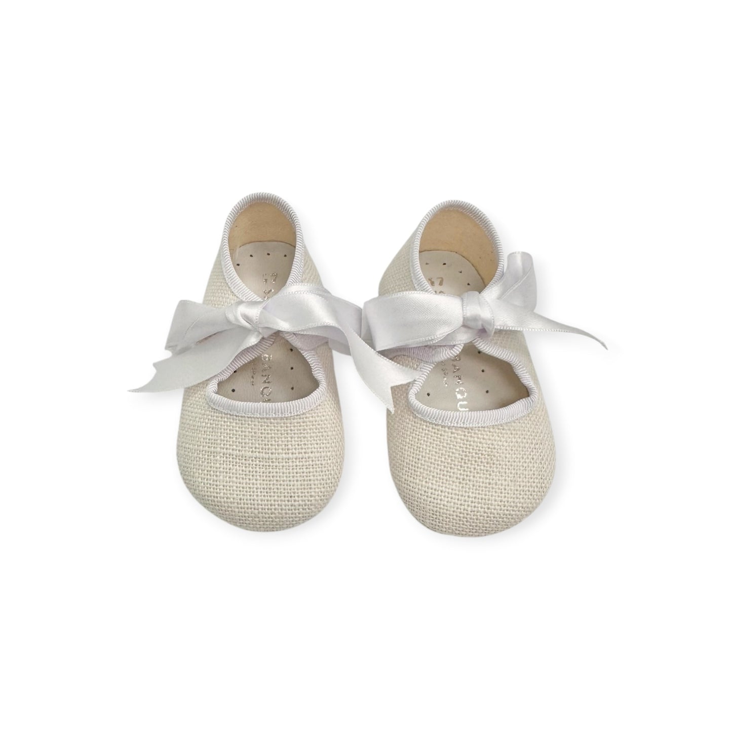 White Linen Mary Jane SB1061