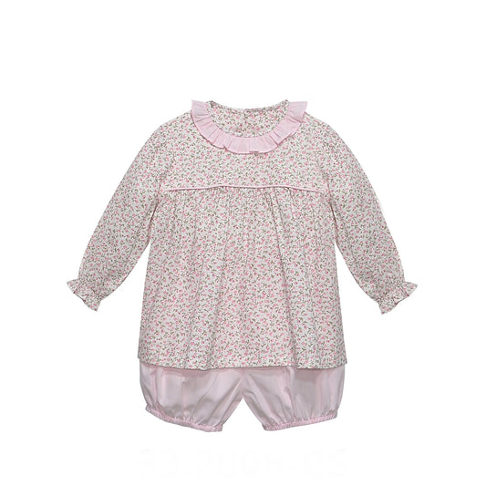 Pink Garden Whispers Bloomer Set