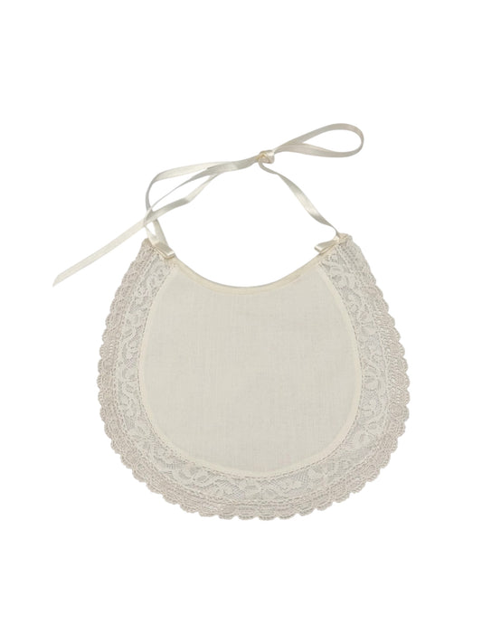 Beige Batiste Bib 12