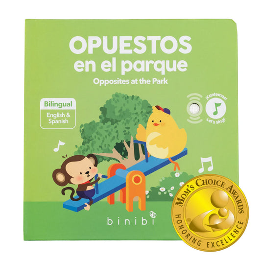 Bilingual Music Book About Opposites: Opuestos en el parque