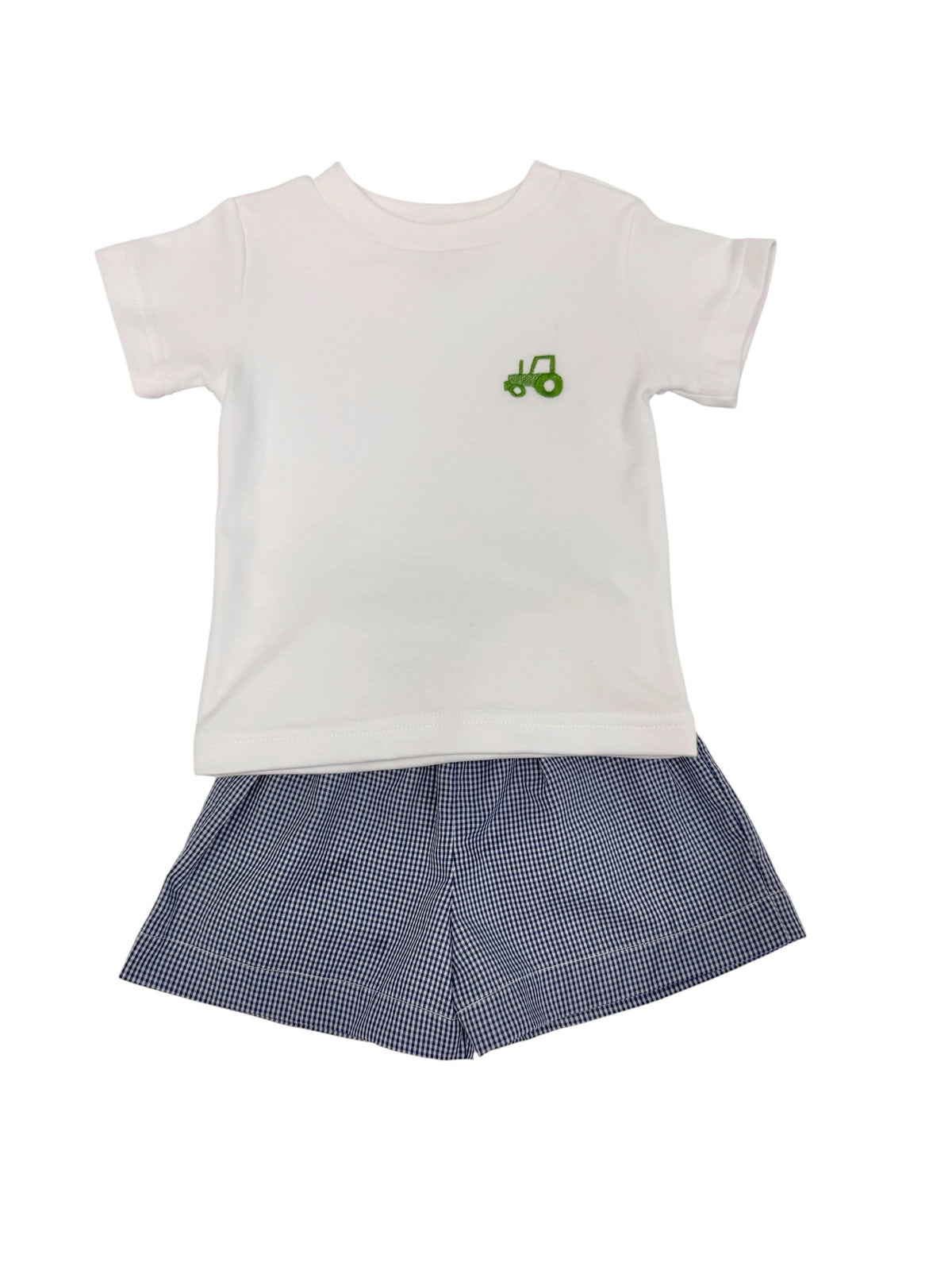 The Little Gingham Patch Emb Shorts Set