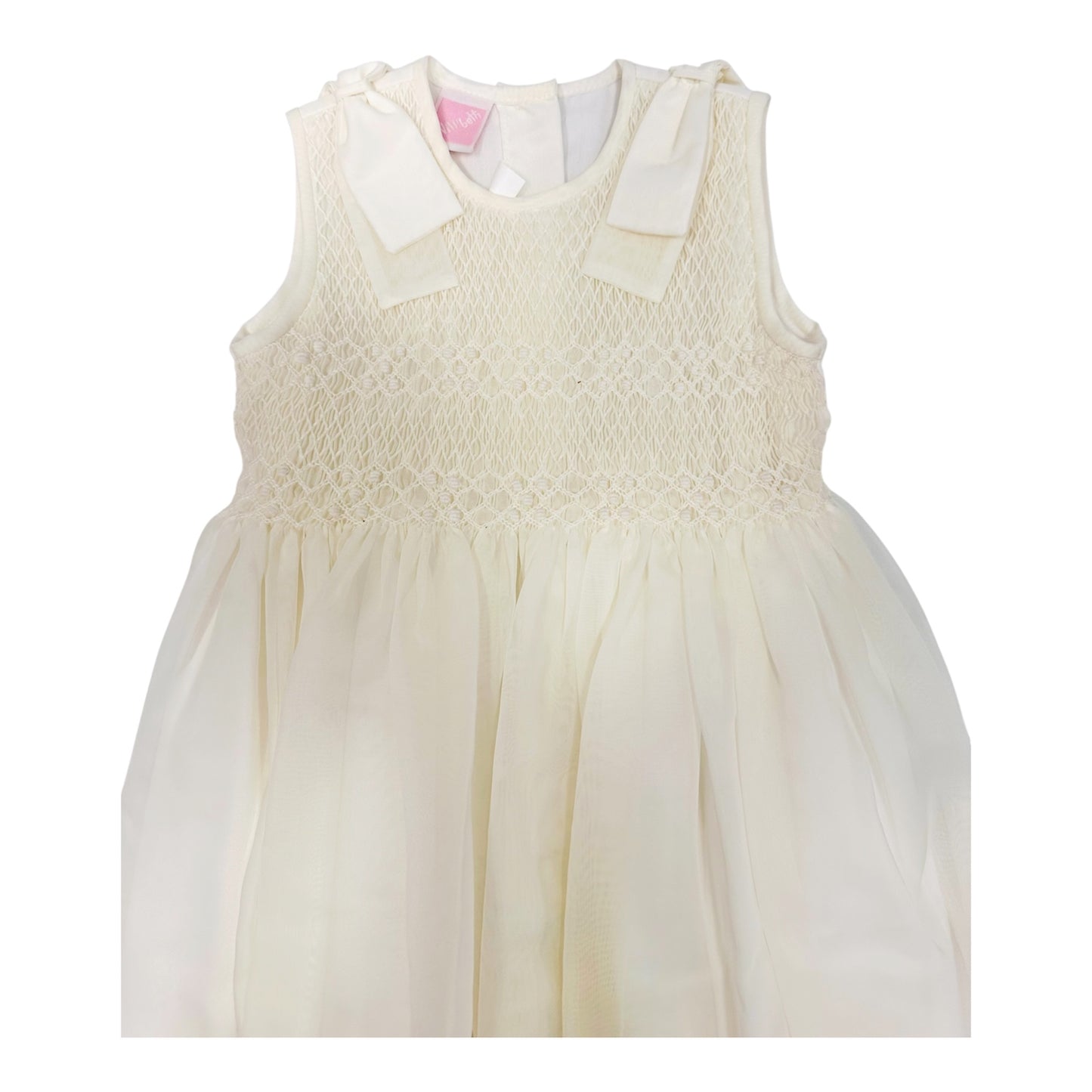 Angelina Organza Smocked Special Occasion Dress
