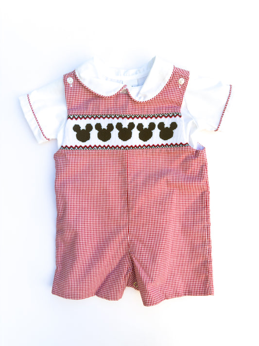 MG-0122-3 Mickey Smocked Overall 3M