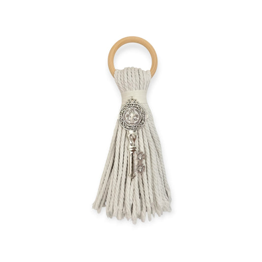 Tassel Baby Blessing St Benedict Key
