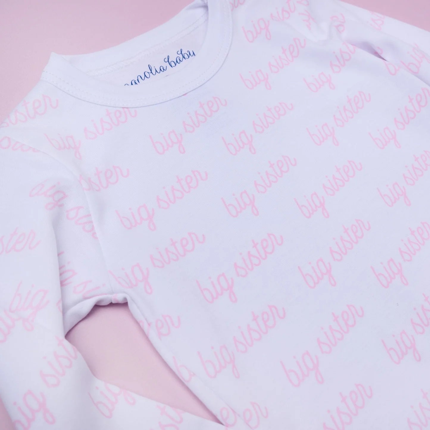 Big Sister Pink Long Pajama